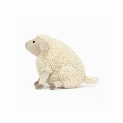 Jellycat Burly Boo Sheep Farmyard UK | 35801WUQP